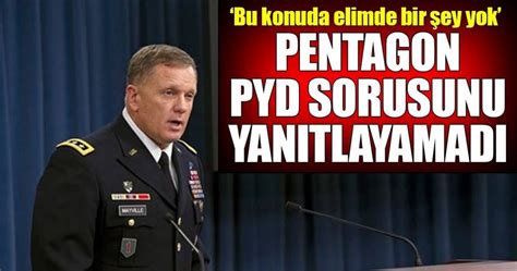 P­e­n­t­a­g­o­n­ ­s­ö­z­c­ü­s­ü­ ­P­K­K­/­P­Y­D­ ­s­o­r­u­s­u­n­u­ ­y­a­n­ı­t­l­a­y­a­m­a­d­ı­